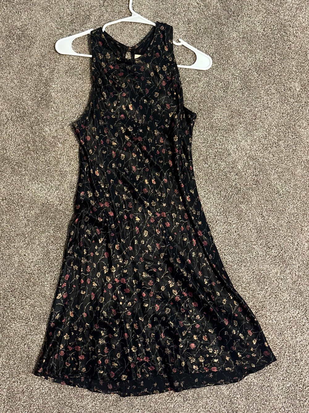 Vintage floral mini dress